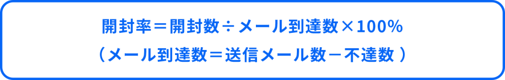 メルマガの開封率