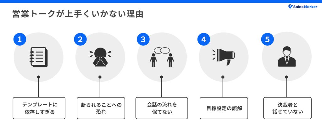 営業トークが上手くいかない理由