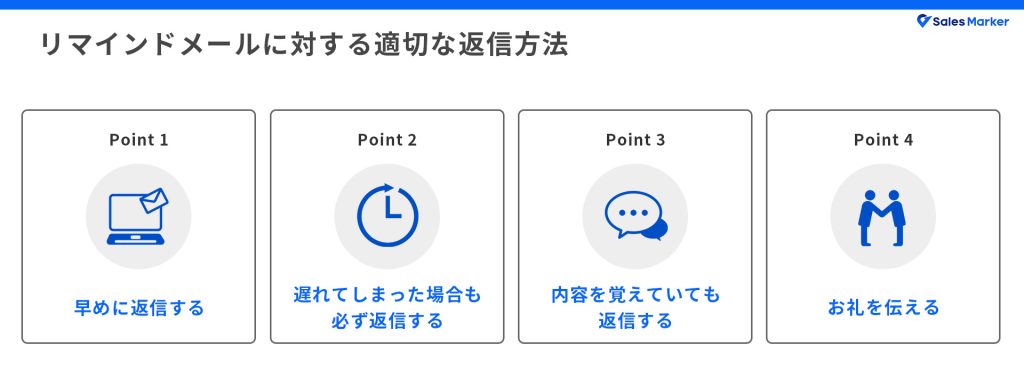 リマインドメールに対する適切な返信方法