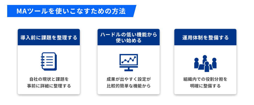 MAツールを使いこなすための方法